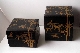 JAPANESE-ART EDO period JUBAKO lacquer GOLD and SILVER makie 21.2*22.8*37.5 cm. foto 2