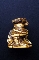 JAPANESE-ART netsuke SAMURAI and ONI ivory 19 th signed 5 cm. foto 4