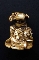 JAPANESE-ART netsuke SAMURAI and ONI ivory 19 th signed 5 cm. foto 5