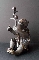 JAPANESE BRONZE OKIMONO, MONKEY 19th 23.4cm. foto 2