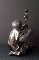 JAPANESE BRONZE OKIMONO, MONKEY 19th 23.4cm. foto 3
