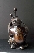 JAPANESE BRONZE OKIMONO, MONKEY 19th 23.4cm. foto 4