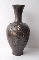 JAPANESE BRONZE VASE DRAGON meiji period signed 33 cm. ORDER INQUIRE....