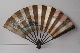 JAPANESE FAN silver gold 26.8 cm. foto 2
