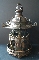 JAPANESE LANTERN bronze edo period h 30 cm foto 2