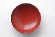 JAPANESE RED LACQUER SAKE BOWL diam 11cm. foto 2