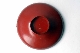 JAPANESE RED LACQUER SAKE CUP GOLD MAKIE signed foto 2