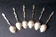 JAPANESE SILVER TEASPOONS NAGASAKI signed 13 cm. foto 2