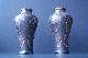 JAPANESE VASES,KOMAI,EISEN,GOLD,SILVER 19th pair 15.8cm foto 5