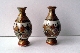 SATSUMA pair miniature vasesmeiji period 8.8 cm sign. foto 4