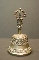 TIBETAN RITUAL ART GHANTA 18th silver 14 cm € 950