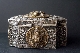 TIBETAN SILVER BOX 18th 6-9-12 cm. FOTO 5